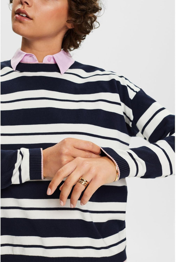 ESPRIT Damen Pullover XXS 402/Navy 3, XXS 402/Navy 3