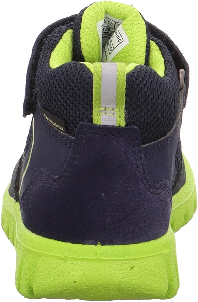Superfit Jungen Sport7 Mini Sneaker 20 EU Schmal Blau Grün 8000, 20 EU Schmal Blau Grün 8000