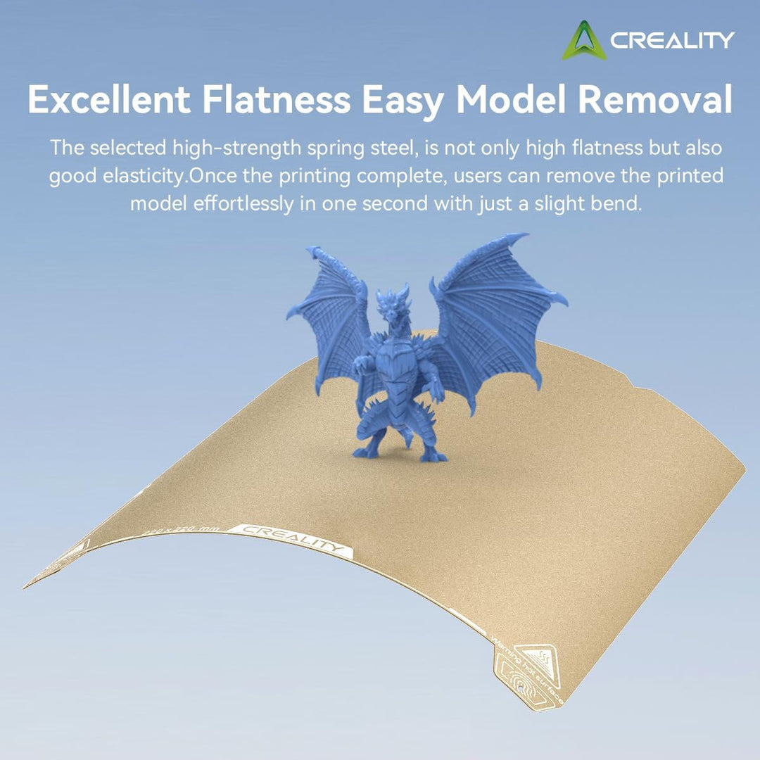 Creality Offiziell Ender 3 V3 Bauplatte PEI Blatt 235x235mm strukturierte Oberfläche Flexible abnehm