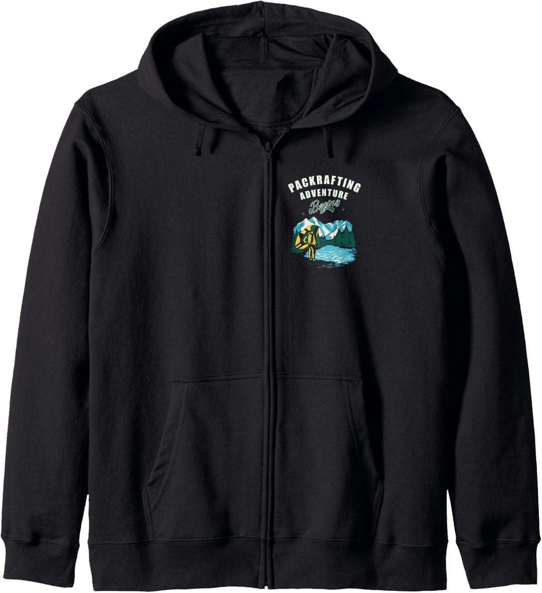 Packraft-Kajak Packraft-rafting Paddel-Rafting Packrafting Kapuzenjacke