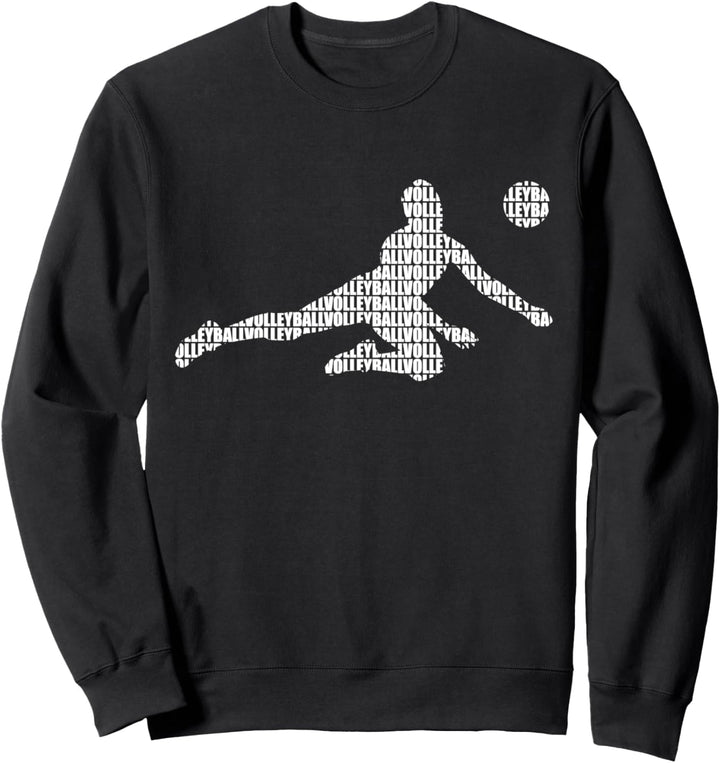 Volleyball Volleyballer Volleyballspieler Beachvolleyball Sweatshirt