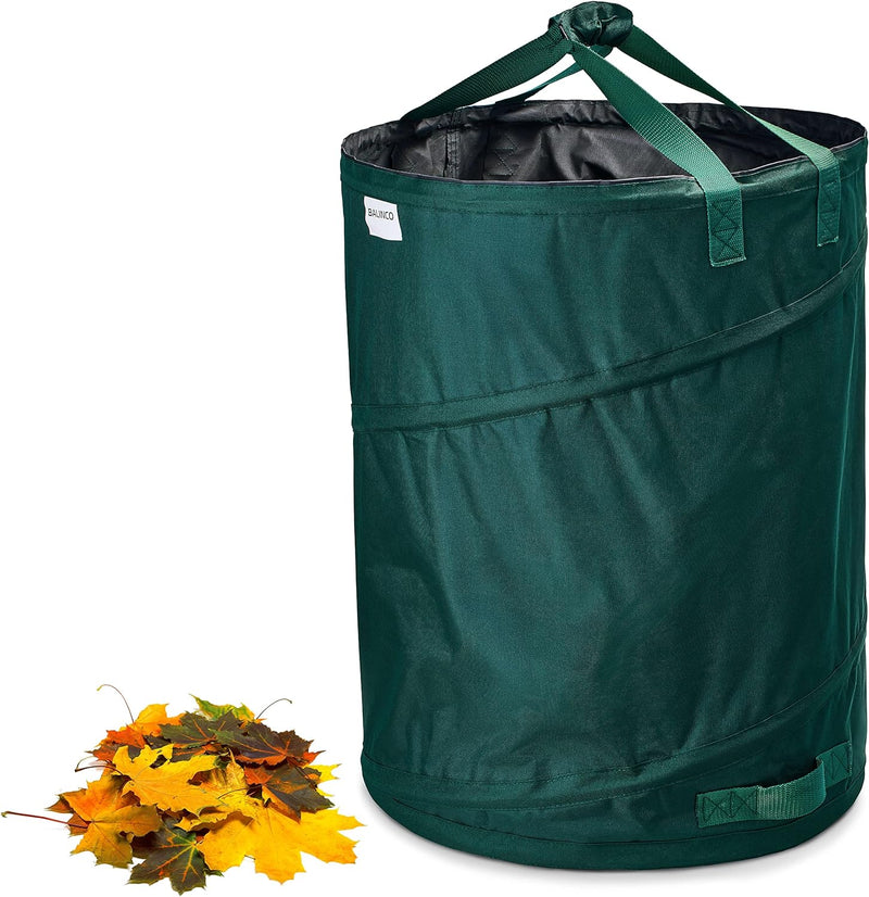 1x 170 Liter Pop-Up Gartenabfallsack Grün selbstaufstellend & stabil | Laubsack | Gartensack | Garte