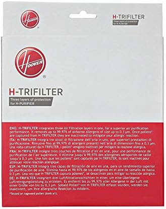 Hoover U97 H-Trifilter Luftreinigerfilter, Original, Pure HEPA, Aktivkohle, Kompatibel mit Hoover H-