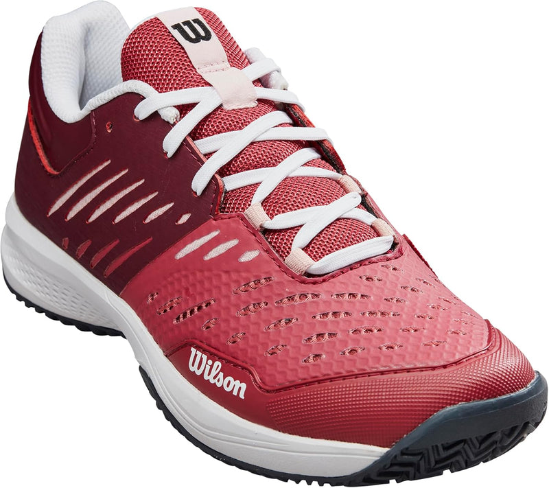 Wilson Damen KAOS Comp 3.0 Sneaker 42 2/3 EU Earth Red Fig Silver Pink, 42 2/3 EU Earth Red Fig Silv