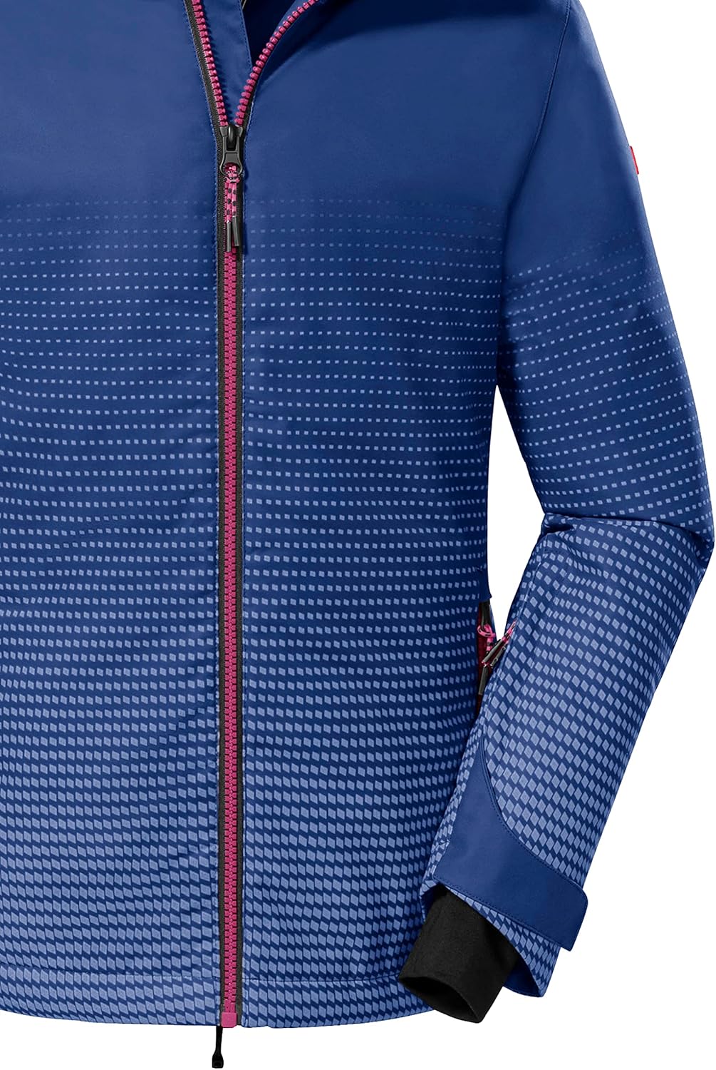 Killtec Mädchen Ksw 158 Grls Ski Jckt Skijacke/Funktionsjacke mit Kapuze und Schneefang 128 mittelbl