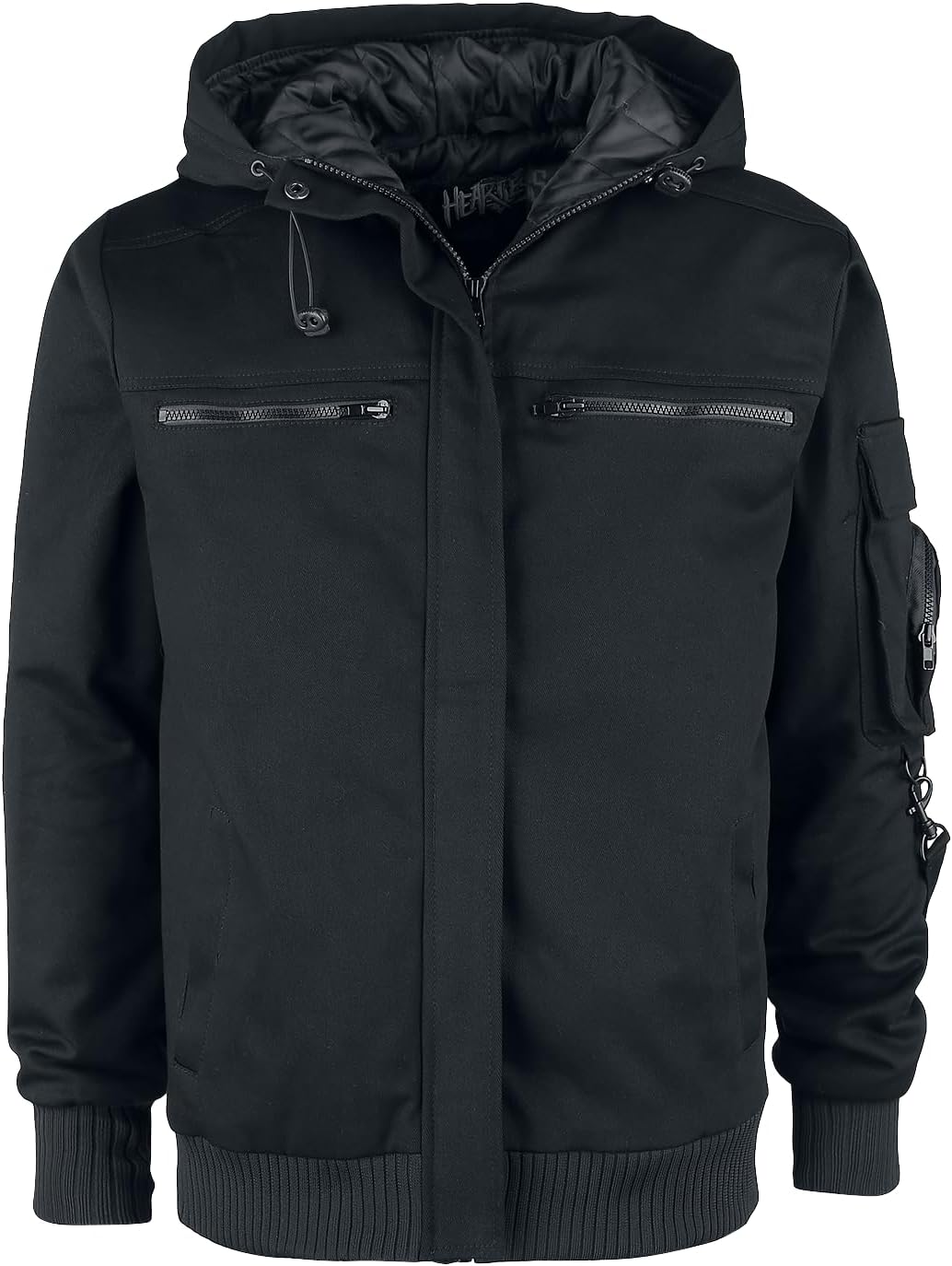 Heartless Malachi Jacket Männer Winterjacke schwarz L 100% Baumwolle Gothic