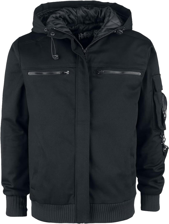 Heartless Malachi Jacket Männer Winterjacke schwarz L 100% Baumwolle Gothic