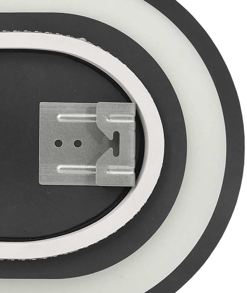vidaXL LED Badspiegel, Spiegel für Badezimmer, Badezimmerspiegel Wandmontage mit 1 Haken, Wandspiege