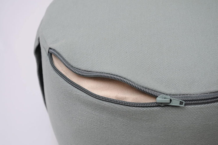 Yogishop Meditationskissen Rund - Organic Cotton - Ø 30Cm X 15Cm Cool Grey, Cool Grey