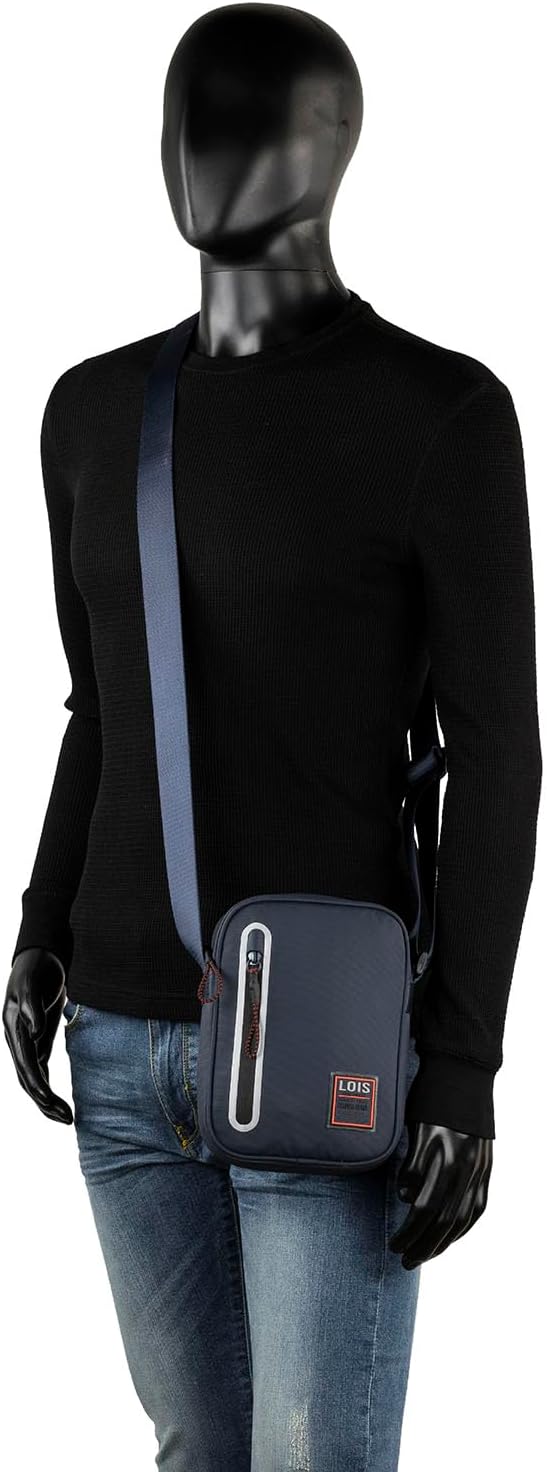 Lois - Umhängetasche Herren Klein mit verstellbarem riemen - Herren Umhängetasche Klein hergestellt