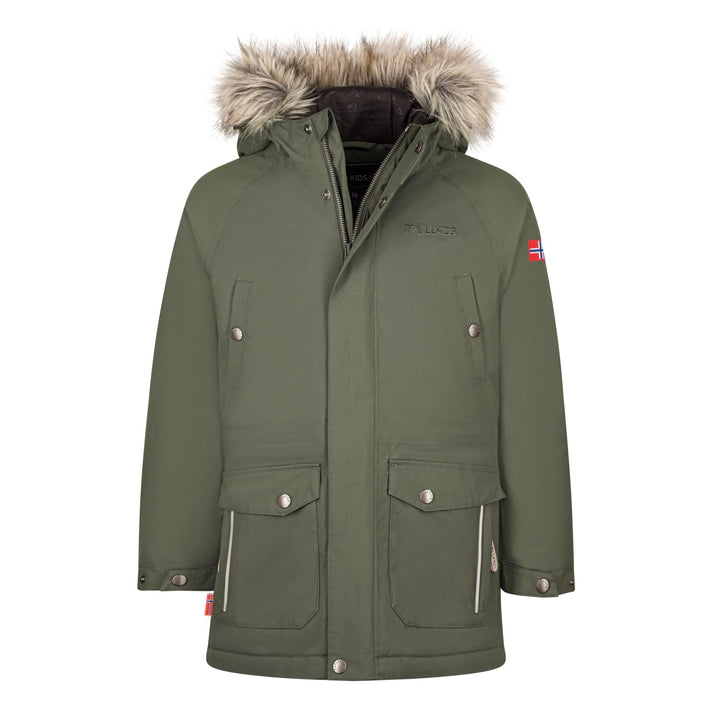 Trollkids Kids Nordkapp Jacket 164 Ivy, 164 Ivy