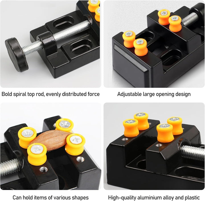 62 Pcs Handbohrer Set Mit 48 Stück Spiralbohrer Bits, Handbohrmaschine, 10 Mini Bohrer Set, Mini Boh