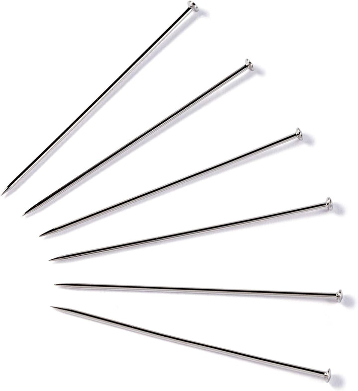 Prym 024265 Stecknadeln, 0,80 x 40mm, silberfarbig, 500g, Pappdose 40 x 0,80mm, 40 x 0,80mm