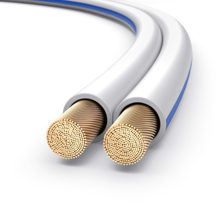 PureLink Lautsprecherkabel OFC 2 x 4,00mm² (0,10mm), 20,0m, weiss 20,0m 2 x 4,00mm² (0,10mm) weiss,