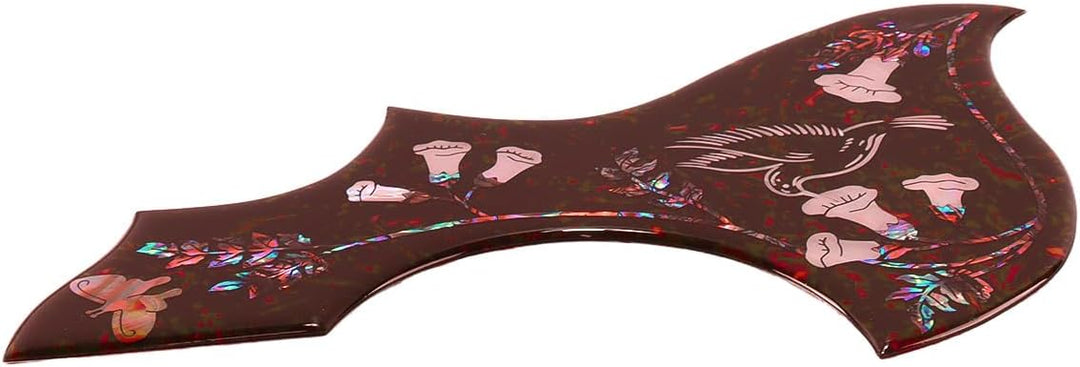 SYLEN Gitarren-Pickguard, selbstklebend, kratzfest, Kolibri-Schlagbrett, 2 mm, Ersatz für Akustikgit