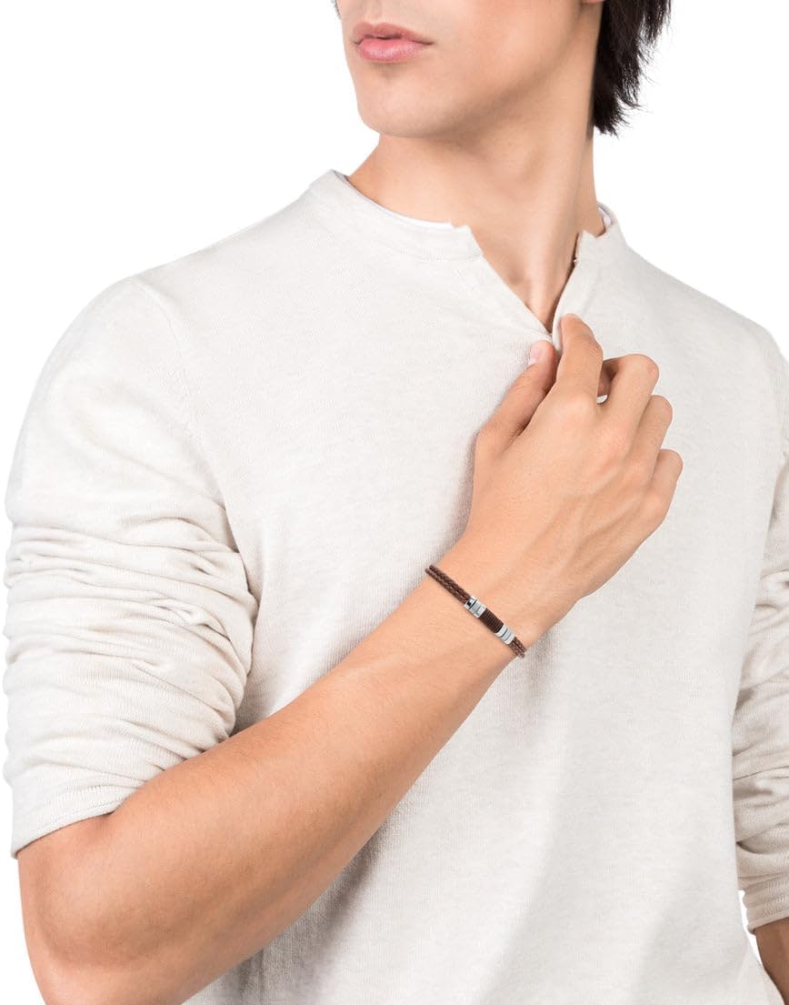 Viceroy Air Armband 6456P01011 Mann Leder und Stahl