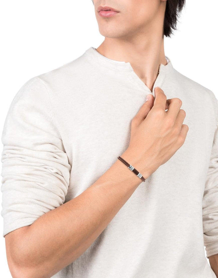 Viceroy Air Armband 6456P01011 Mann Leder und Stahl