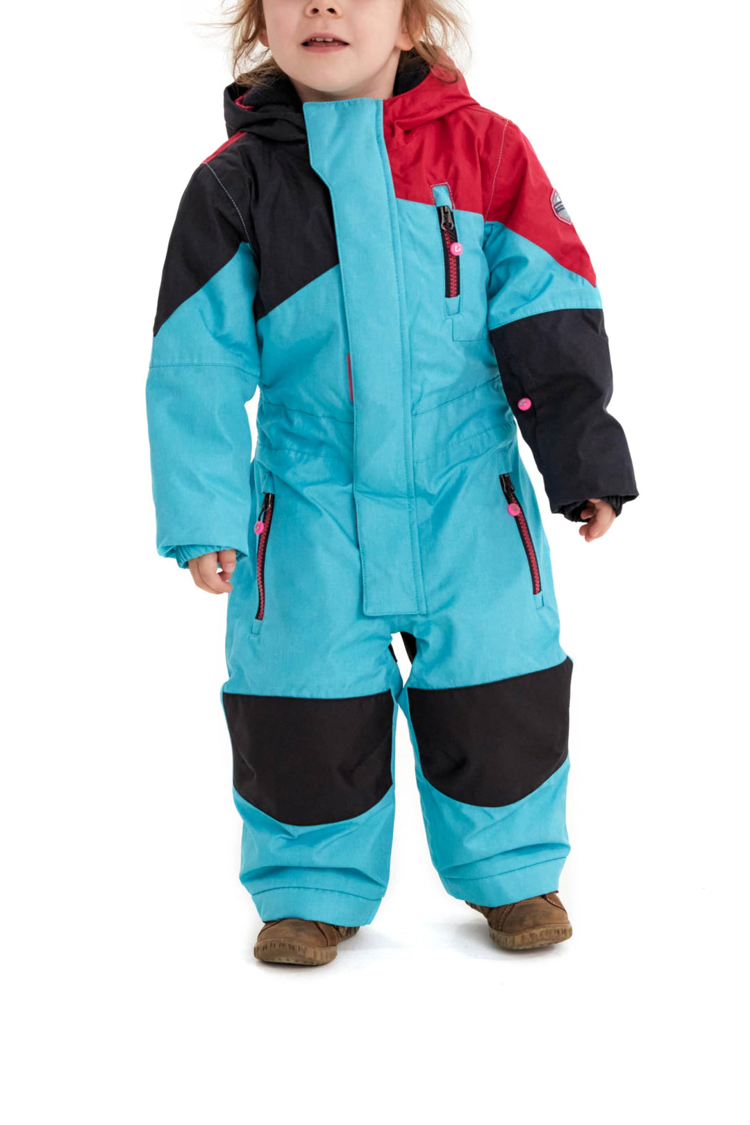 Killtec Unisex Kinder Kesley Mini Skioverall/Schneeanzug Mit Kapuze 86-92 Türkis, 86-92 Türkis