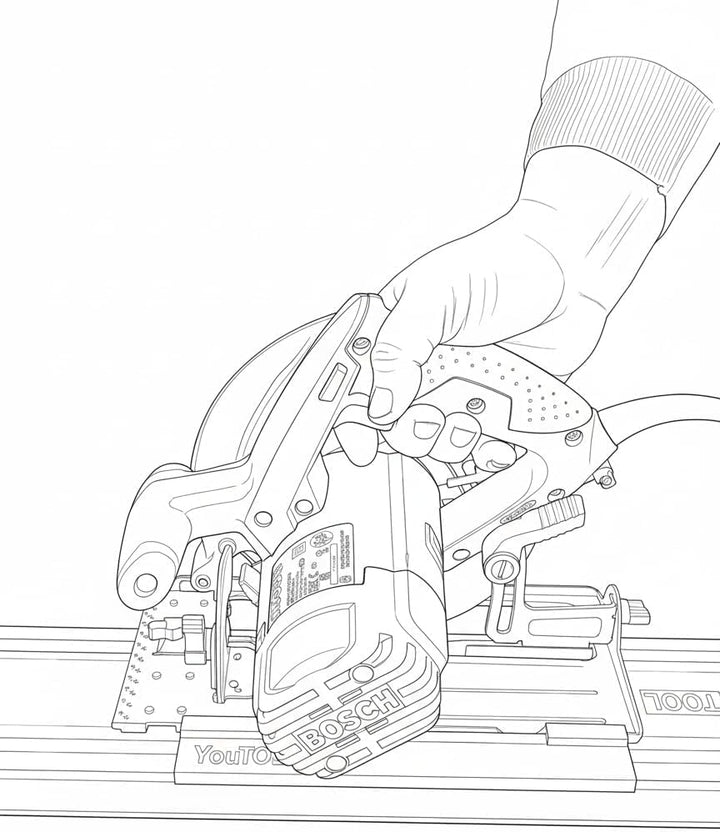 Führungsschienen Adapter für Bosch GKS 190 Handkreissäge