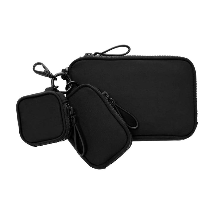 Fossil Herren Tech Trio Reisetasche 17,78 cm L x 3,175 cm B x 12,065 cm H Schwarz, Schwarz