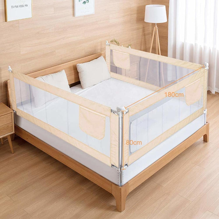 Höhenverstellbares Bettgitter Absturzsicherung für Bett, tragbares Bett Schutzgitter für Kinder & Fa