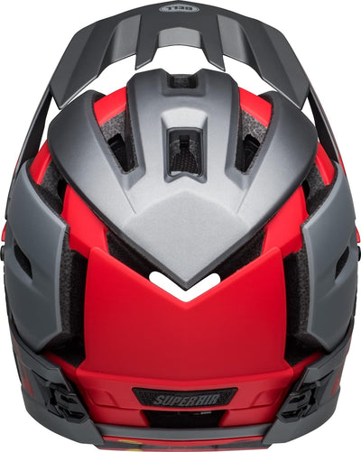 BELL Super Air R Spherical MTB Fahrrad Helm matt rot/grau 2024, M