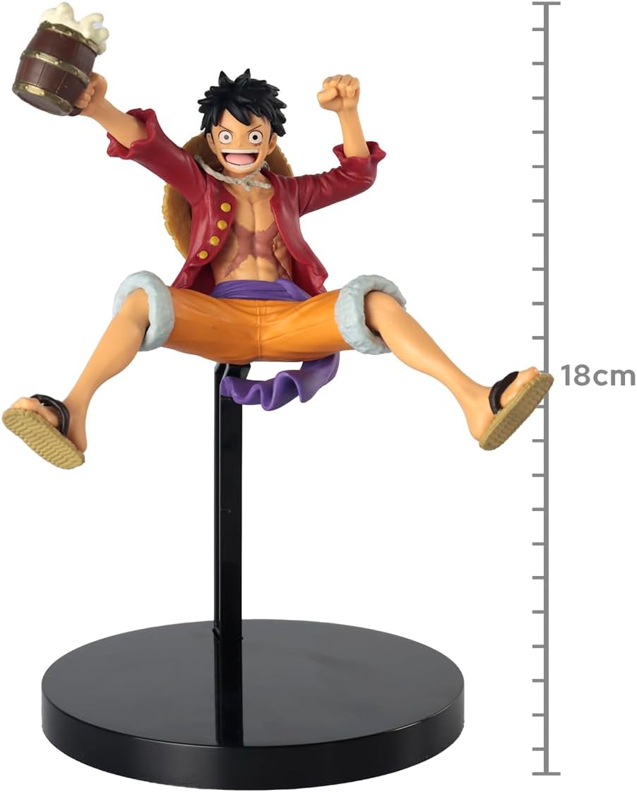 One Piece Actionfigur Monkey D Luffy It's a Banquet aus Kunststoff, von Bandai., Bandai