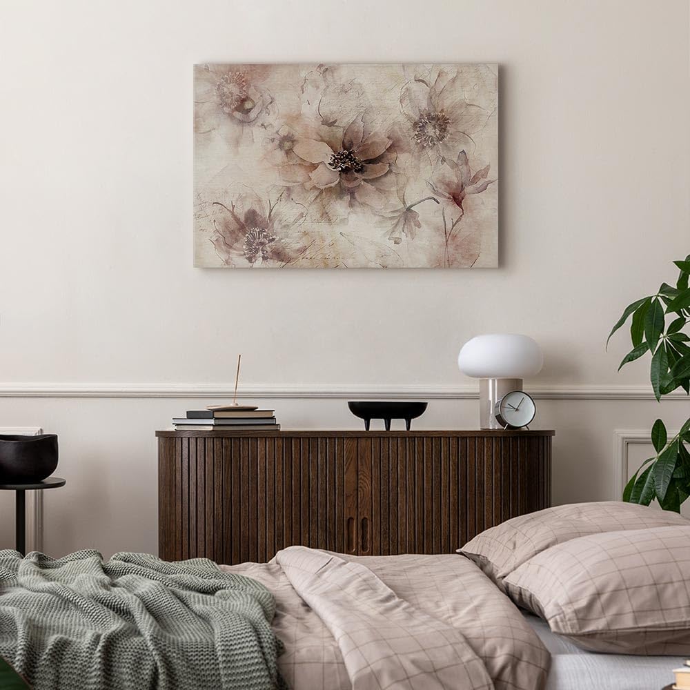 murando Akustikbild Blumen Bilder Akustikschaum Hochleistungsschallabsorber Schallschutz Leinwand 1