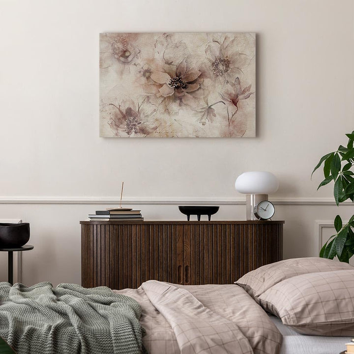 murando Akustikbild Blumen Bilder Akustikschaum Hochleistungsschallabsorber Schallschutz Leinwand 1