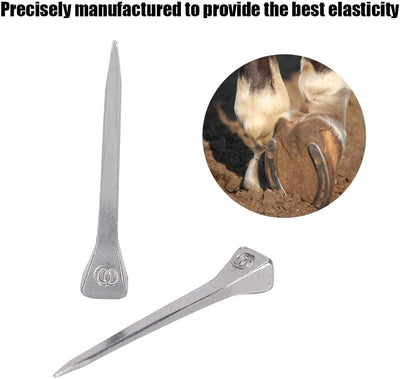250 Stück 4,8 cm Hufeisennägel Hufeisen Nägel Steel Horseshoe Nails Hufeisennägel Zubehör für Pferde