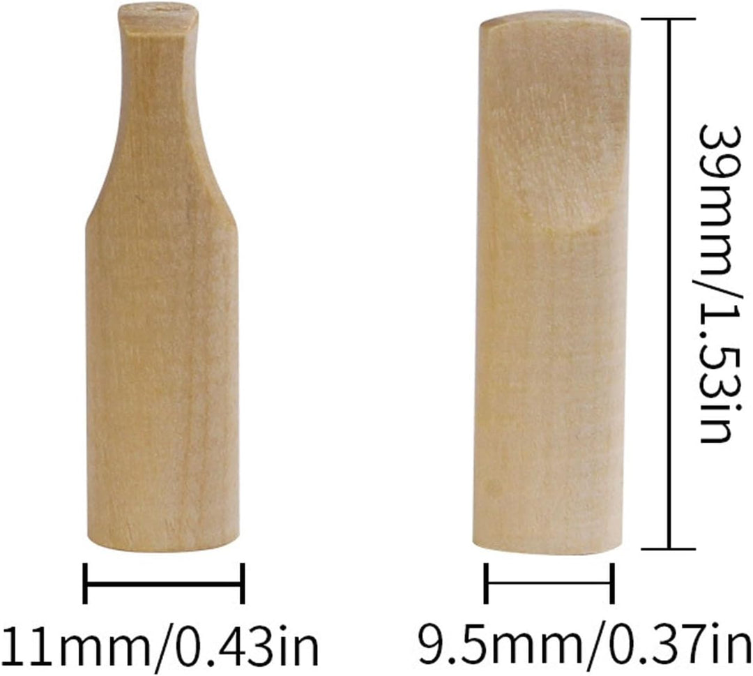 10 Set Zigarillo Mundstückhalter Holz Spitzen für Zigarillos Holz Zigarrenhalter für Männer und Frau