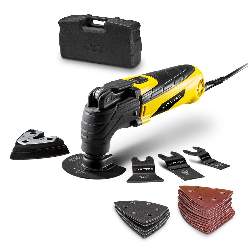 TROTEC Multitool PMTS 10-230V – Multifunktionswerkzeug mit Schnellspannsystem 300W Motor, elektrisch