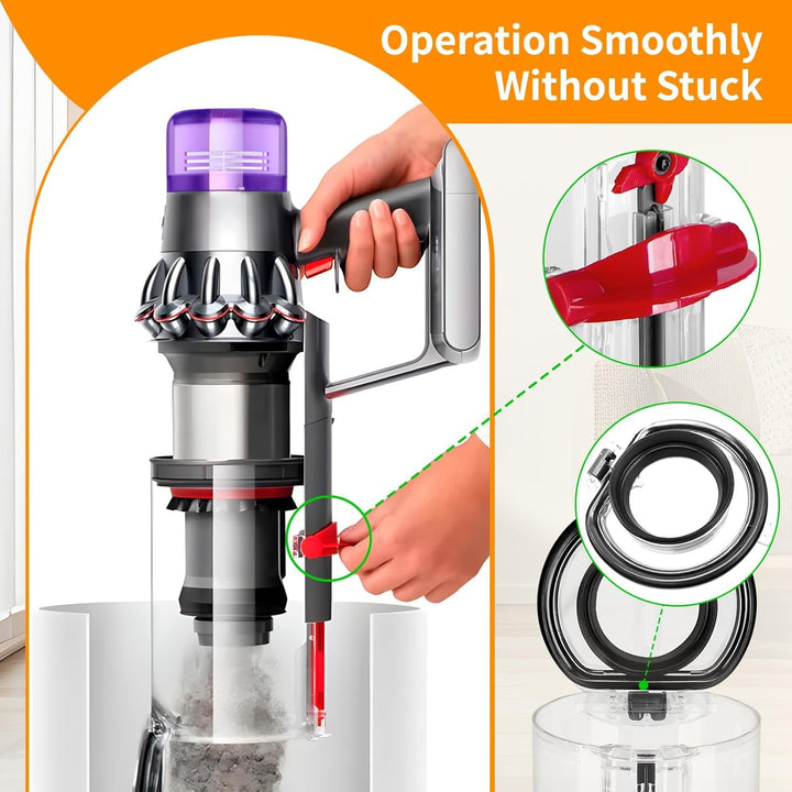 Hochwertiger Ersatz-Staubbehälter für Dyson V10 SV12 SV13 SV27 Staubsauger, für Dyson Staubsauger Zu