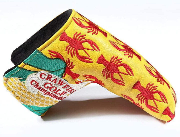 SHABIER Golf-Putter-Abdeckung, Schlägerhaube für Blade Golf Putter Head Cover gelb, gelb