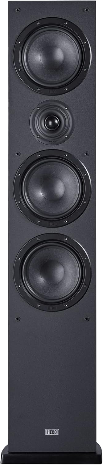 Victa Elite 702, HiFi-Standlautsprecher, 1 Stück, Schwarz, Schwarz