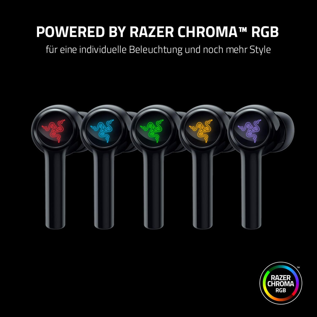 Razer Hammerhead True Wireless (2nd Gen) - True Wireless niedrig Latenz Ohrstöpsel mit Razer Chroma