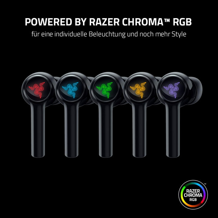 Razer Hammerhead True Wireless (2nd Gen) - True Wireless niedrig Latenz Ohrstöpsel mit Razer Chroma