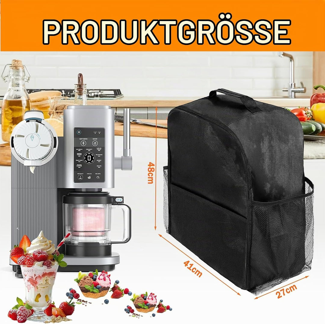 Eismaschine Aufbewahrungstasche für Ninja Creami Swirl NC701EU, Schutzhülle Staubschutz Leichte Falt
