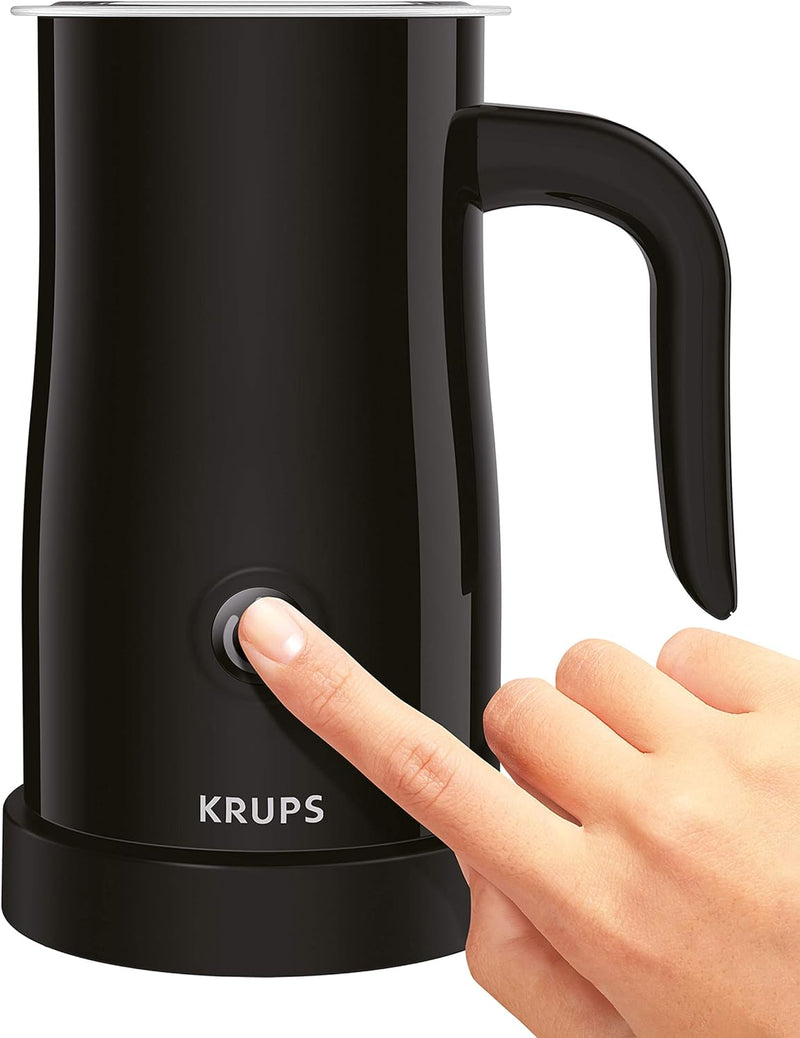 Krups Elektrischer Milchaufschäumer XL1008 | Bis zu 150 ml Aufschäumkapazität | Einfache Bedienung a