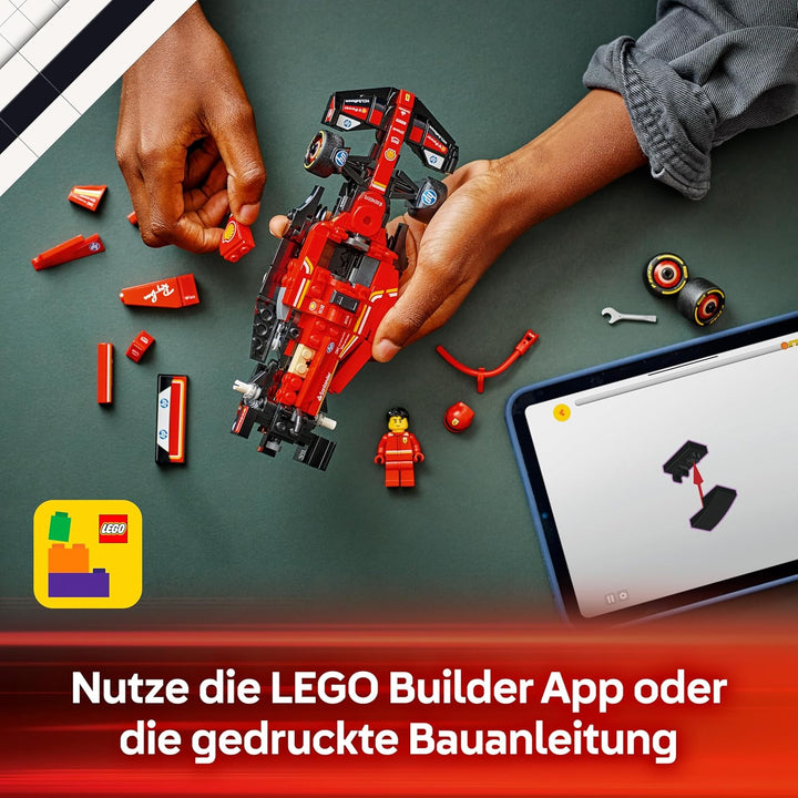 LEGO Speed Champions Ferrari SF-24 F1 Rennauto - Spielzeug mit Formel 1 Minifigur zum Sammeln - Baus