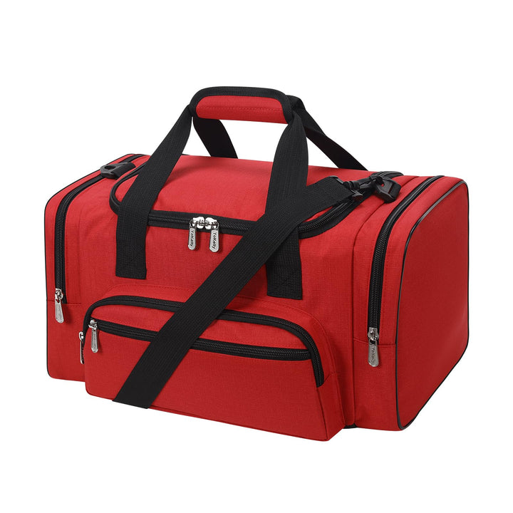ZZY Sporttasche klein, 25L Gym Tasche, Fitness Tasche Trainingstasche für Weekender Reisetasche (Rot