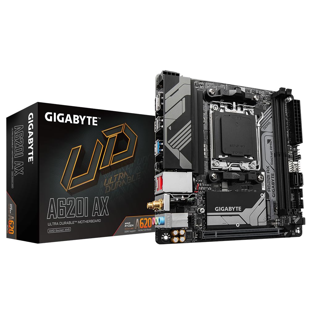 Gigabyte A620I AX Motherboard AMD A620 Buchse AM5 mini ITX