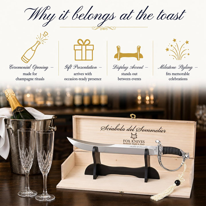 FOX - Champagner Säbel für Sommelier -