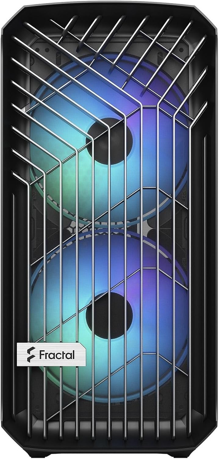 Fractal Design Torrent Compact RGB Black - Light Tint Tempered Glass Side Panels - Open Grille for M