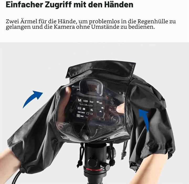 NEEWER Kamera Regenschutz, klein, strapazierfähiges Nylon, kompatibel mit Sony A7 A9 Canon 7D 5D Nik