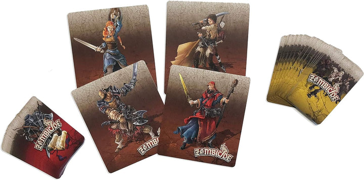 Asmodee - Zombicide 8439 Green Horde: Freunde und Feinde, Brettspiel, Erweiterung, italienische Ausg