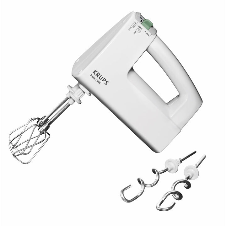 KRUPS 3 MIX 7000 Handmixer F60814 | 500W | ergonomischer Griff des Mixers, stufenloser Geschwindigke