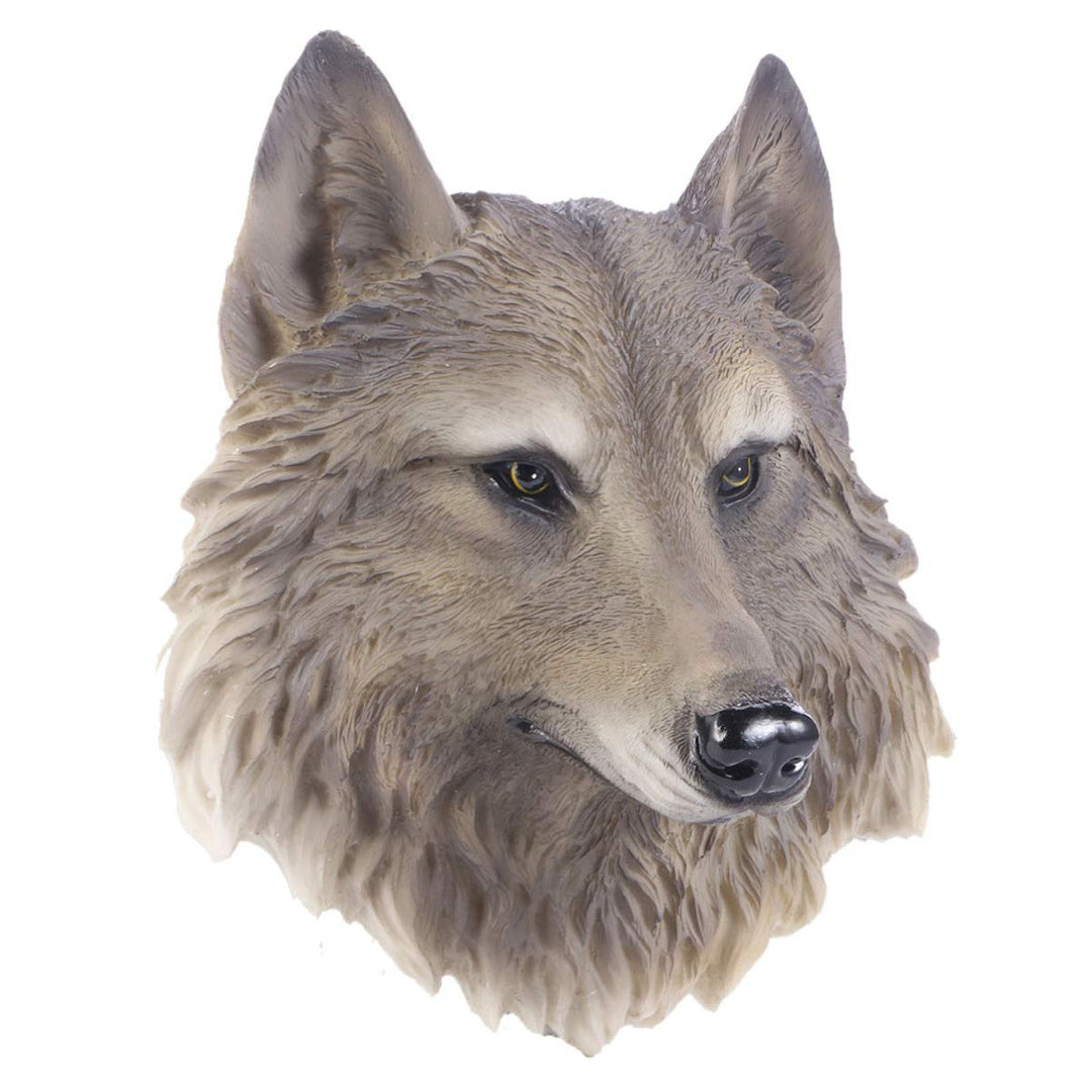 BESPORTBLE Tierkopf Wanddeko Wandfigur Wandkunst Simulation Harz Tierfiguren Skulptur Statue Wandbeh