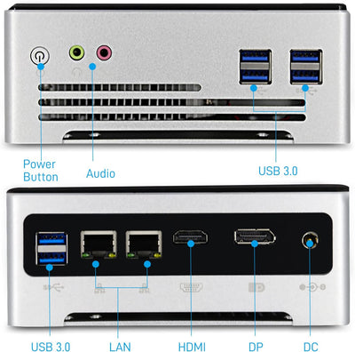 ALLASONE Mini PC Windows 11 Core i7-1165G7, Mini Computer 16GB DDR4 RAM 512GB M.2 NVME SSD, Micro PC