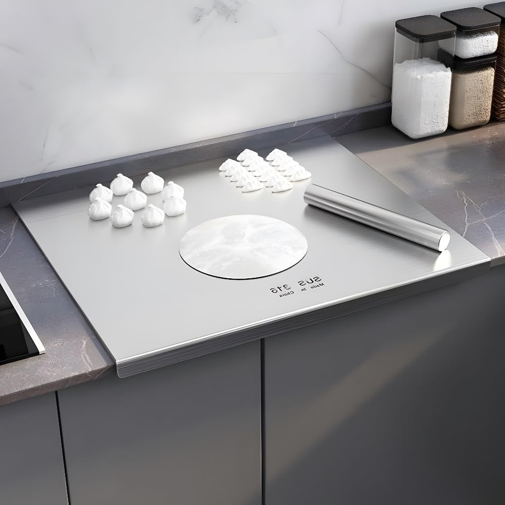 Schneidebrett 316 Edelstahl,Edelstahl Arbeitsplatte aus Verschiedene Grössen,Cutting Board,Schneideb